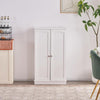 Kitchen Pantry Cabinet, Adjustable Shelves, Large Storage, White - Aroflit