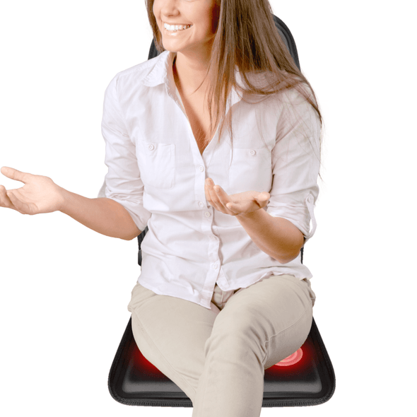 Kneading Heat Therapy Back Massager Pad with 8 Modes & Heating - Aroflit