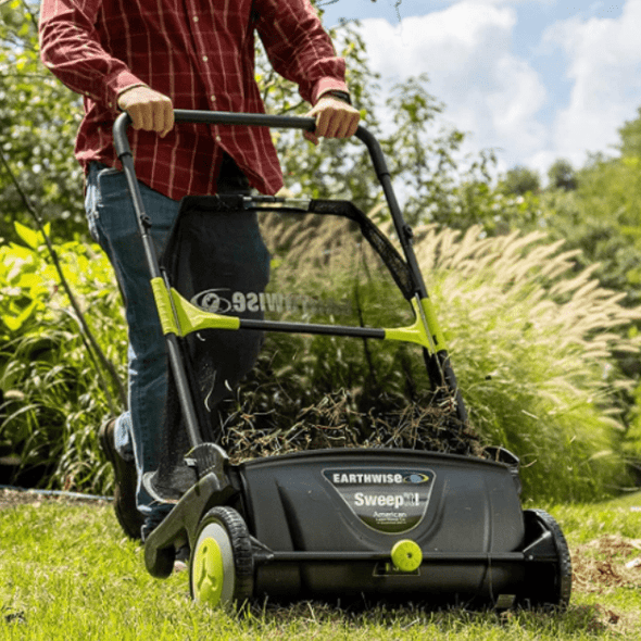 Large Capacity Push Lawn Leaf Grass Collector Sweeper - Aroflit