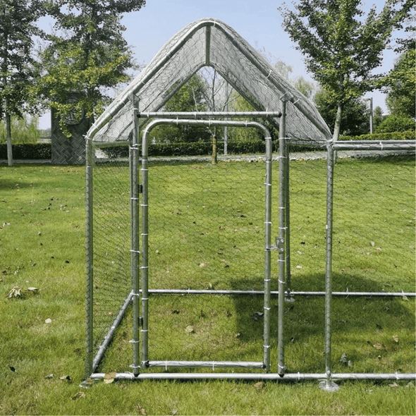 Large Chicken Tractor Runs Coop Pen House Cage - Aroflit