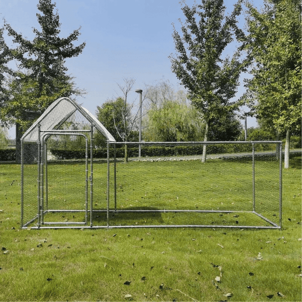 Large Chicken Tractor Runs Coop Pen House Cage - Aroflit