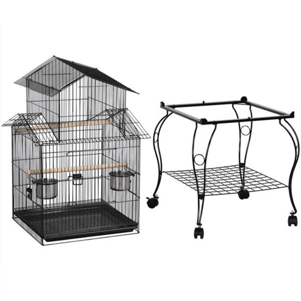 Large Decorative Parakeet Parrot Bird Aviary Cage - Aroflit