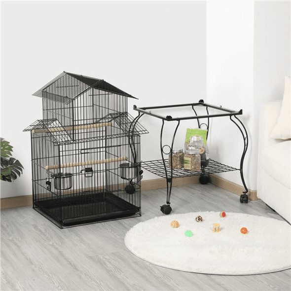 Large Decorative Parakeet Parrot Bird Aviary Cage - Aroflit