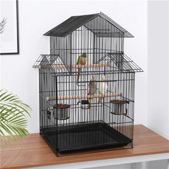 Large Decorative Parakeet Parrot Bird Aviary Cage - Aroflit