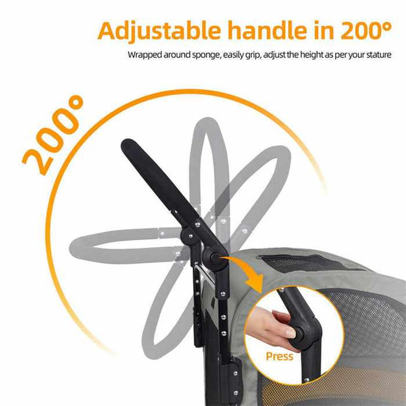 large Dog Carriage Stroller - Aroflit
