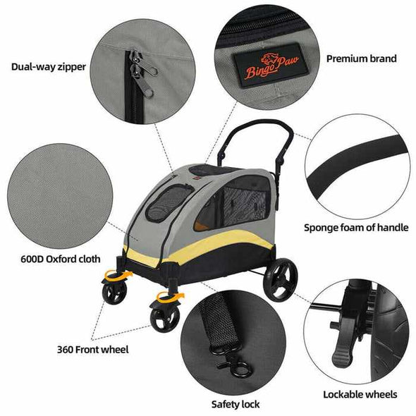 large Dog Carriage Stroller - Aroflit