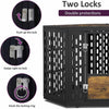 Large Dog Kennel Crate End Table Furniture - Aroflit