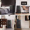 Large Fireproof Home Safe Box with Touchscreen Keypad & 5 Locking Bolts - Aroflit