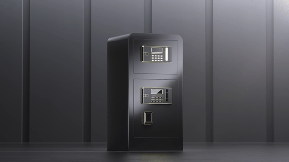 Large Home Safe 4.5 Cub Fireproof Double Lockbox with Digital Keypad - Aroflit