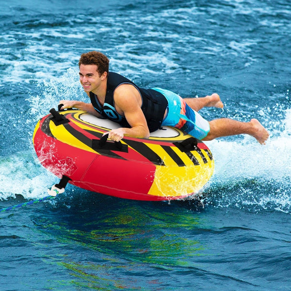 Large Inflatable Boat Jet Ski Towable Floating Swimming Tube, Durable - Aroflit
