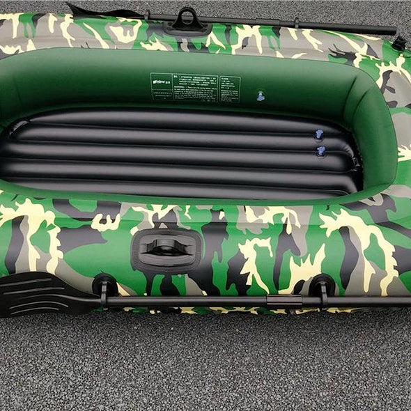 Large Inflatable Summer Family Rowing Boat, Fishing Raft for 3 - 4 People - Aroflit