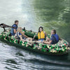 Large Inflatable Summer Family Rowing Boat, Fishing Raft for 3 - 4 People - Aroflit