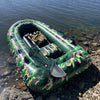 Large Inflatable Summer Family Rowing Boat, Fishing Raft for 3 - 4 People - Aroflit