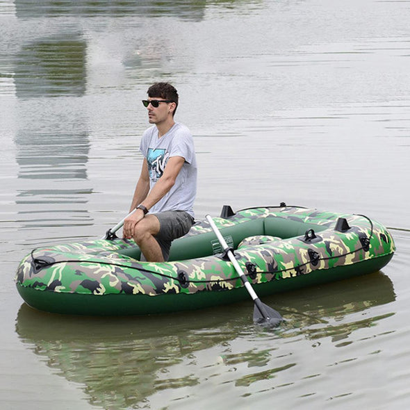Large Inflatable Summer Family Rowing Boat, Fishing Raft for 3 - 4 People - Aroflit