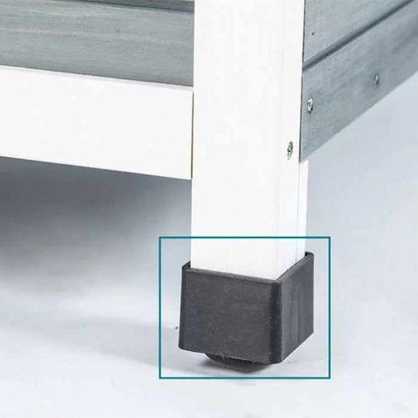 Large Outdoor Insulated Wooden Kennel Dog House - Aroflit