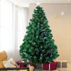 Large Pre - Lit Artificial Christmas Tree with LED Lights - Aroflit