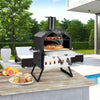 Large Tabletop Outdoor Wood Fired Pizza Oven, Portable DIY Oven - Aroflit