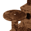 Large Tall Carpeted Cat Tree Condo Tower Climbing Stand - Aroflit