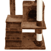 Large Tall Carpeted Cat Tree Condo Tower Climbing Stand - Aroflit