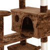 Large Tall Carpeted Cat Tree Condo Tower Climbing Stand - Aroflit