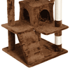 Large Tall Carpeted Cat Tree Condo Tower Climbing Stand - Aroflit