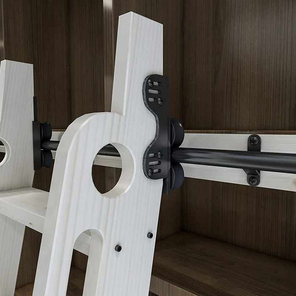 Library Sliding Rolling Ladder Hardware Kit (No Ladder) - Aroflit