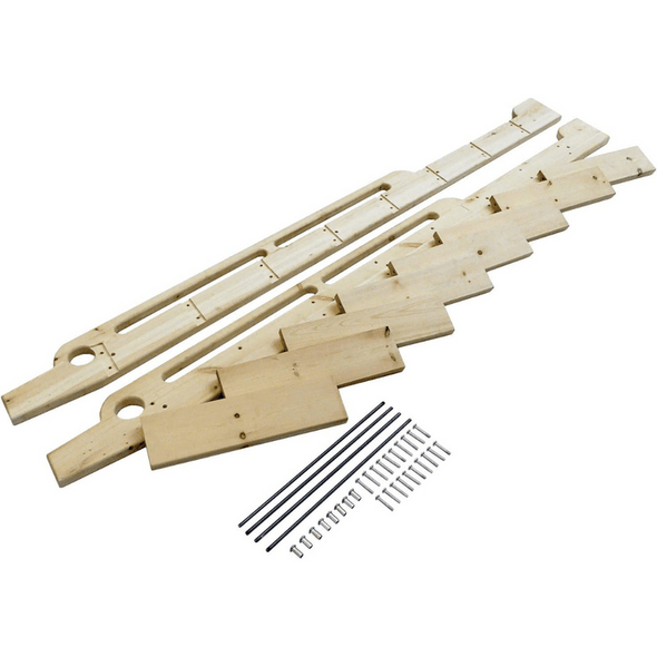 Library Sliding Rolling Ladder (No Hardware Kit) - Aroflit