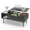 Lift Top Coffee Table with Storage & Adjustable Height Mechanism - Aroflit