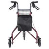 Lightweight 3 Wheel Rollator Walker with Basket for Easy Mobility - Aroflit