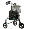 Lightweight 3 Wheel Rollator Walker with Basket for Easy Mobility - Aroflit