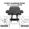 Lightweight Aluminum Massage Table with Adjustable Height - Aroflit