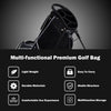 Lightweight Golf Stand Cart Bag with 6 - Way Dividers and 8 Pockets - Aroflit