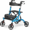 Lightweight Rolling Bariatric Rollator Walker With Seat - Aroflit