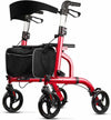 Lightweight Rolling Bariatric Rollator Walker With Seat - Aroflit
