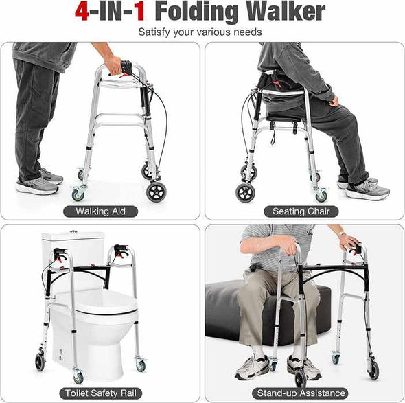 Lightweight Senior Narrow Walker For Adults & Elderly - Aroflit