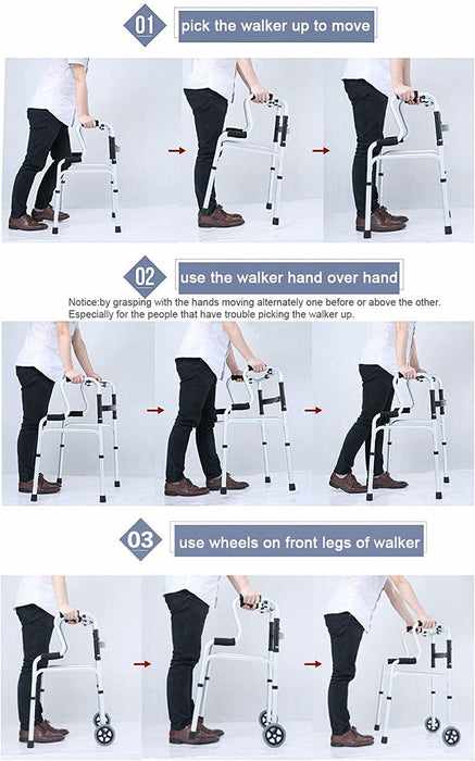 Lightweight Senior Narrow Walker For Adults & Elderly - Aroflit