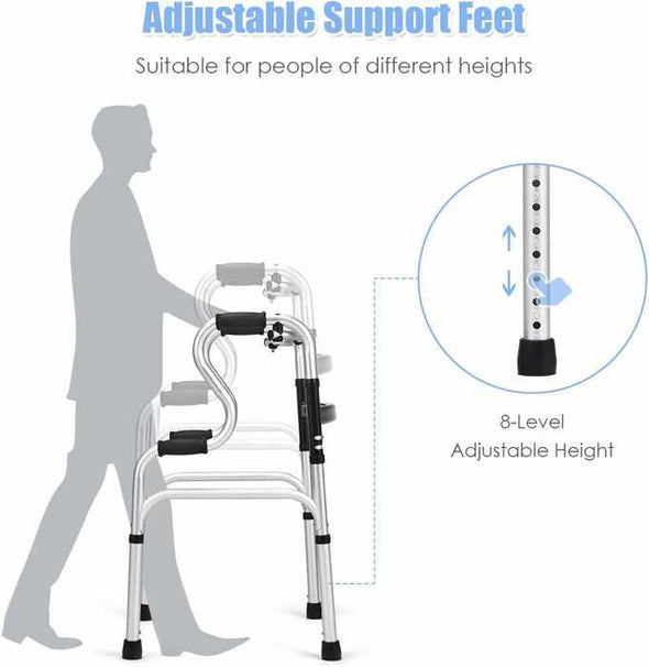 Lightweight Senior Narrow Walker For Adults & Elderly - Aroflit