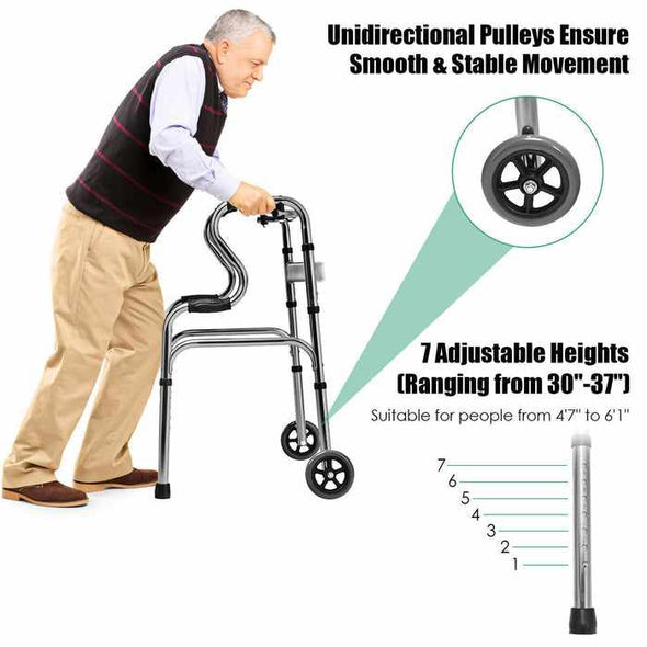 Lightweight Senior Narrow Walker For Adults & Elderly - Aroflit