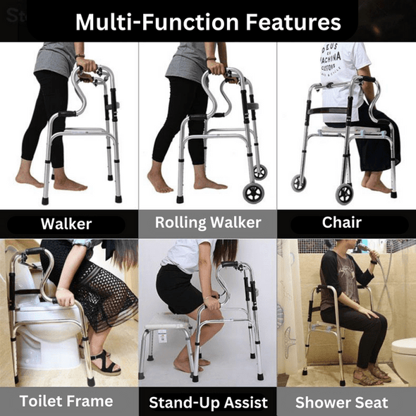 Lightweight Senior Narrow Walker For Adults & Elderly - Aroflit