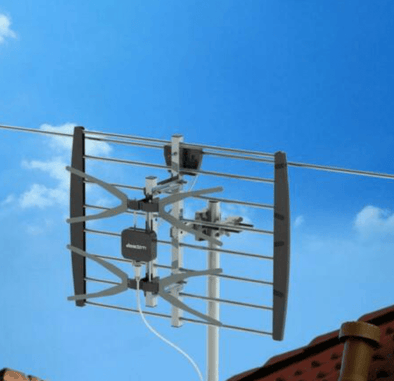 Long Range TV Antenna, 200 Miles Digital Reception 360° Rotation - Aroflit