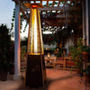 Lumix Outdoor Propane Patio Heater - Pyramid Gas Fire Pit & Heat Lamp - Aroflit
