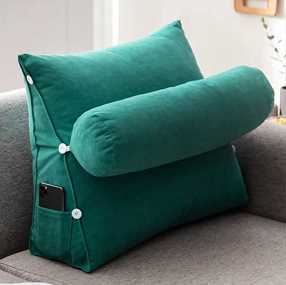 Luxury Adjustable Back Wedge Bed Pillow for Back Pain Relief and Comfort - Aroflit