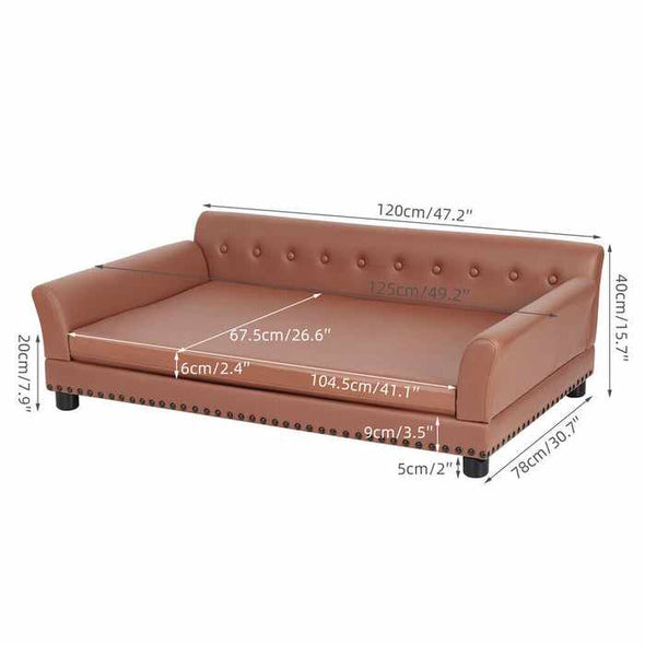 Luxury Elevated Large Dog Couch Sofa Bed - Aroflit