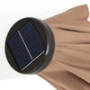 Luxury Outdoor Cantilever Patio Umbrella with Solar LED Lights - Aroflit