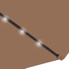 Luxury Outdoor Cantilever Patio Umbrella with Solar LED Lights - Aroflit