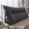 Luxury Triangular Wedge Pillow Bolster Bed Headboard for Relaxation - Aroflit