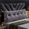 Luxury Triangular Wedge Pillow Bolster Bed Headboard for Relaxation - Aroflit