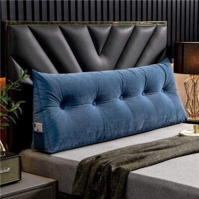 Luxury Triangular Wedge Pillow Bolster Bed Headboard for Relaxation - Aroflit