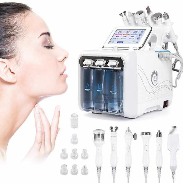 LZM – 6 In 1 Hydrafacial Beauty Machine with Water Dermabrasion Technology - Aroflit