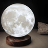 Magnetic Levitating Moon Lamp, Floating LED Light with 3D Design - Aroflit